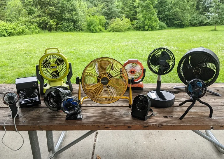 Battery Powered Fans for Camping