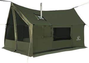 REDCAMP Large Hammock Hot Tent with Stove Jack, Waterproof & Windproof Winter Wall Tent with Snow Skirt, Ultralight 4 Season Tents for Camping, Hiking, Bushcraft, Backpacking, Hunting