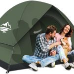 Tents for Camping 2/3/4 Person with Rainfly - Camping Tent Waterproof Windproof Easy Setup, Portable Double Layer Outdoor Dome Tent, Backpacking Tents for Adventure Backyard Hiking